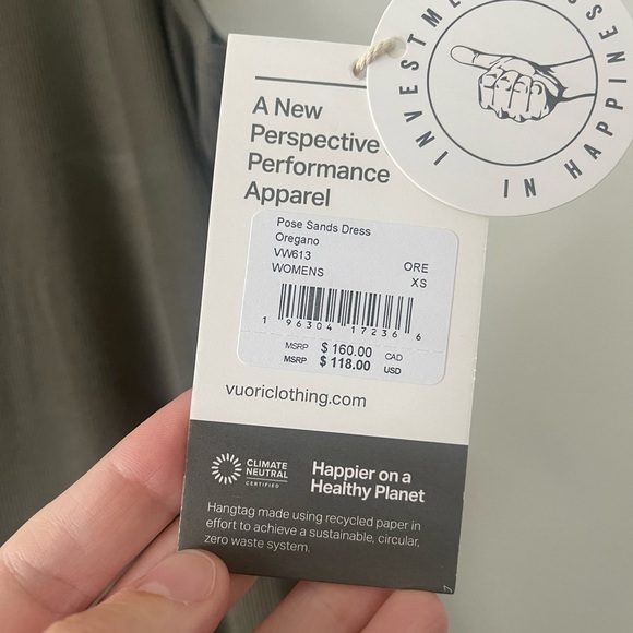 Vuori Pose Sands Dress NWT - Picture 5 of 5